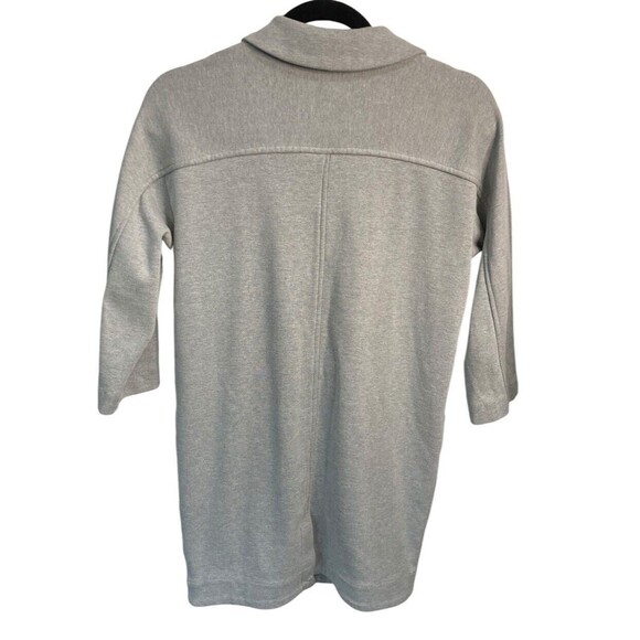 Free People | Whole Story Knit Jacket Blazer Grey Size XS 3/4 Sleeve Buttons‎ - Picture 3 of 4